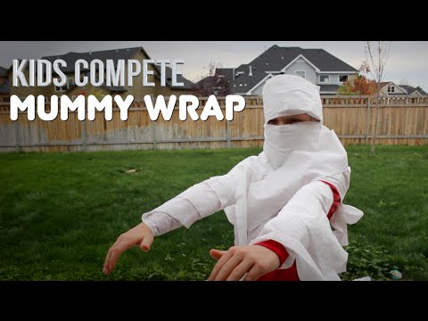 MUMMY WRAP GAME | Kids Compete!